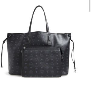 MCM Black Wristlet